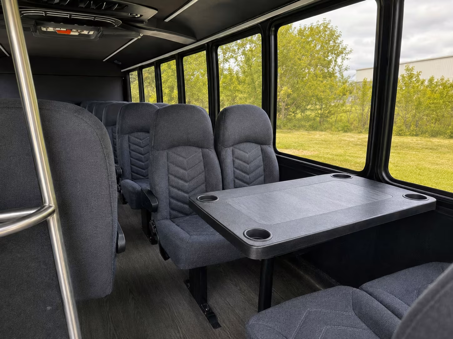 18 passenger minibus inside