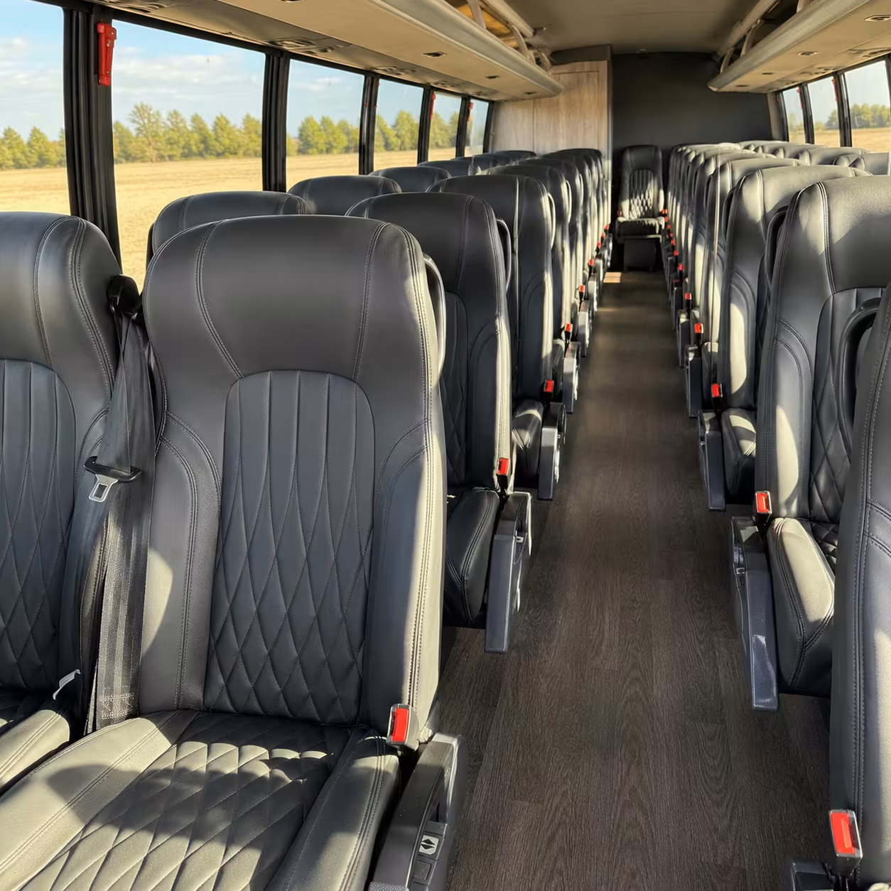 25 passenger minibus interior