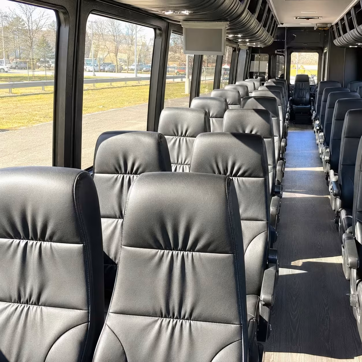 35 passenger minibus interior