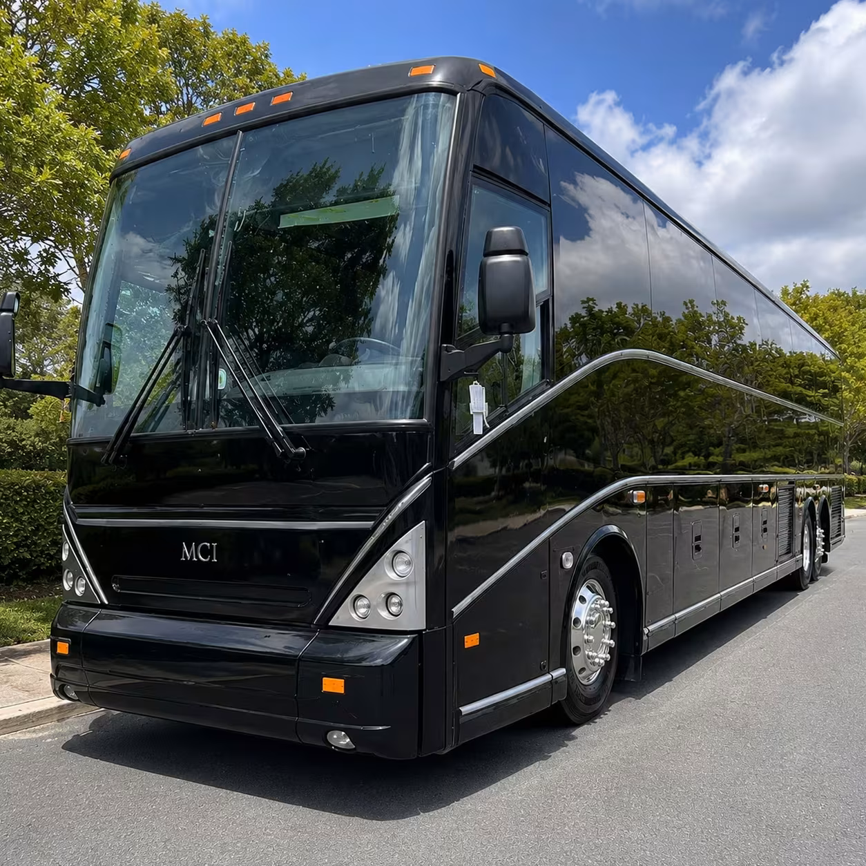 56 passenger charter bus